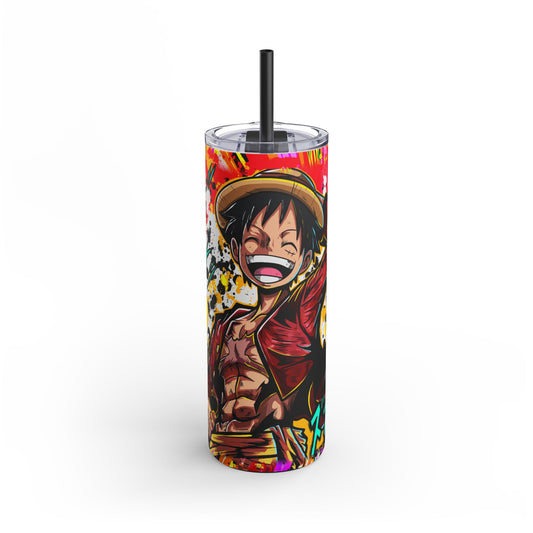 Straw hat hero tumbler