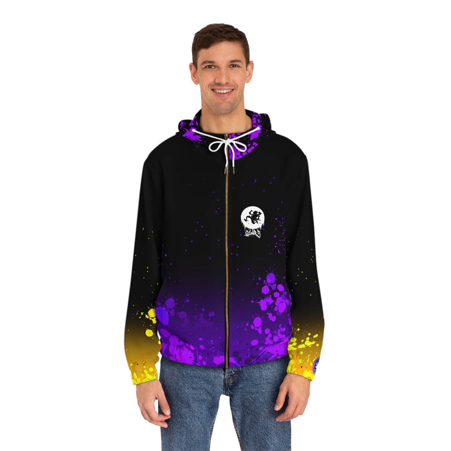 Final peak all over print hoodie