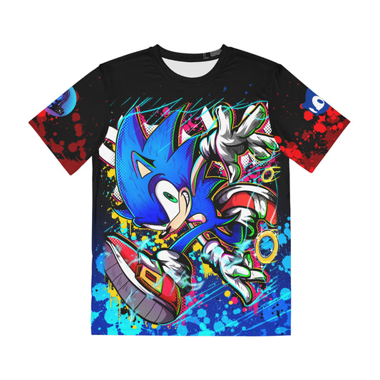 Blue Blur all over print shirt