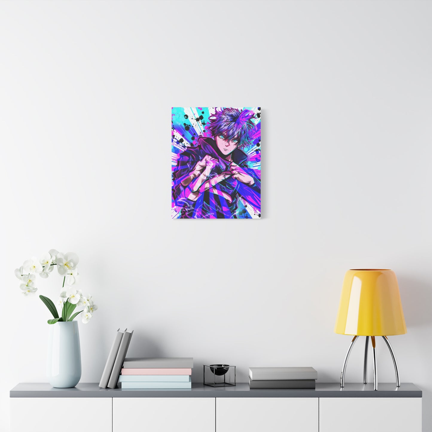 Purple flash canvas