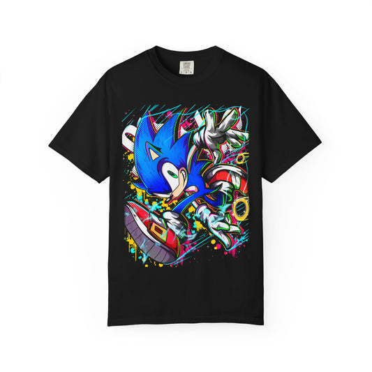 Blue Blur Graphic T-shirt