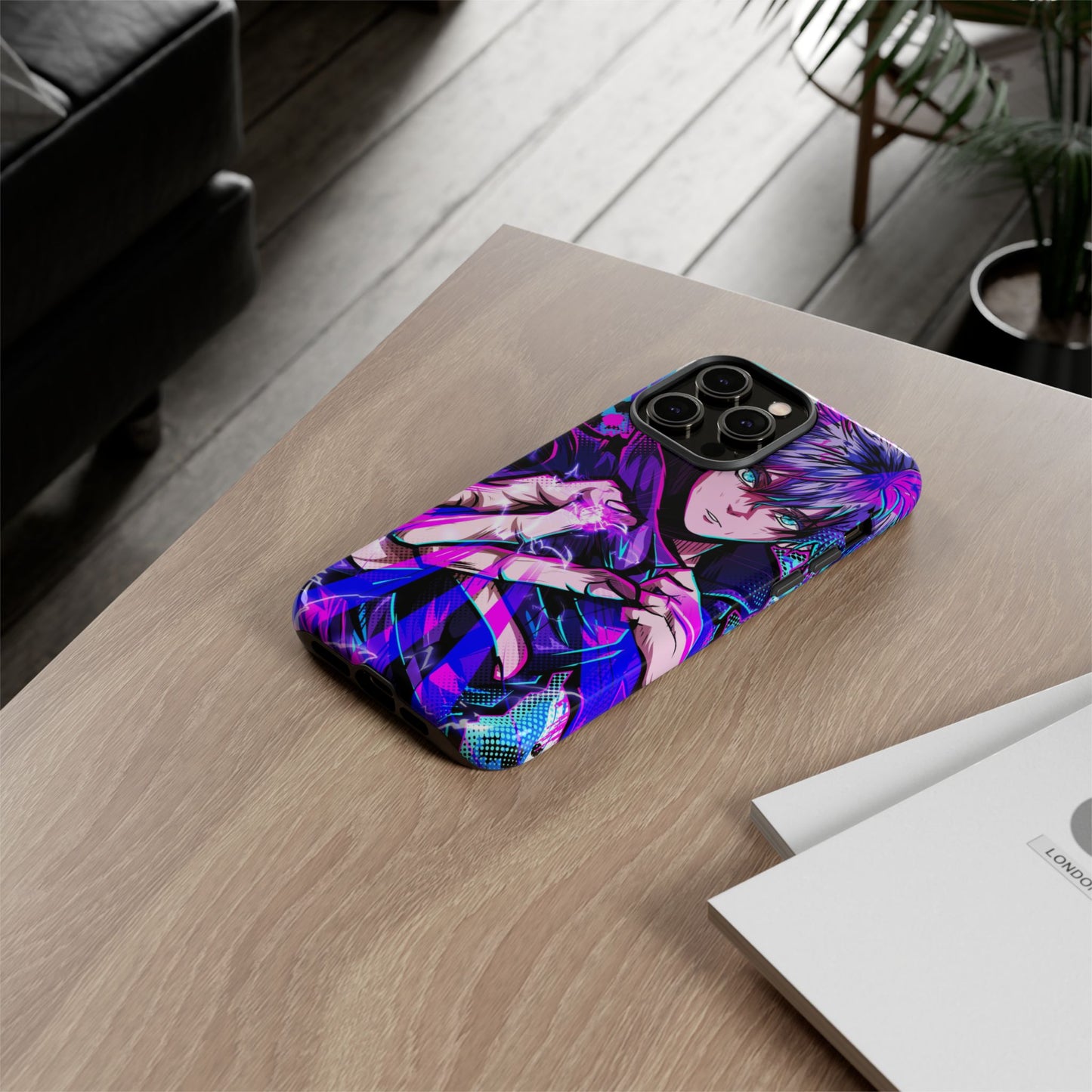 Purple Flash Phone Case