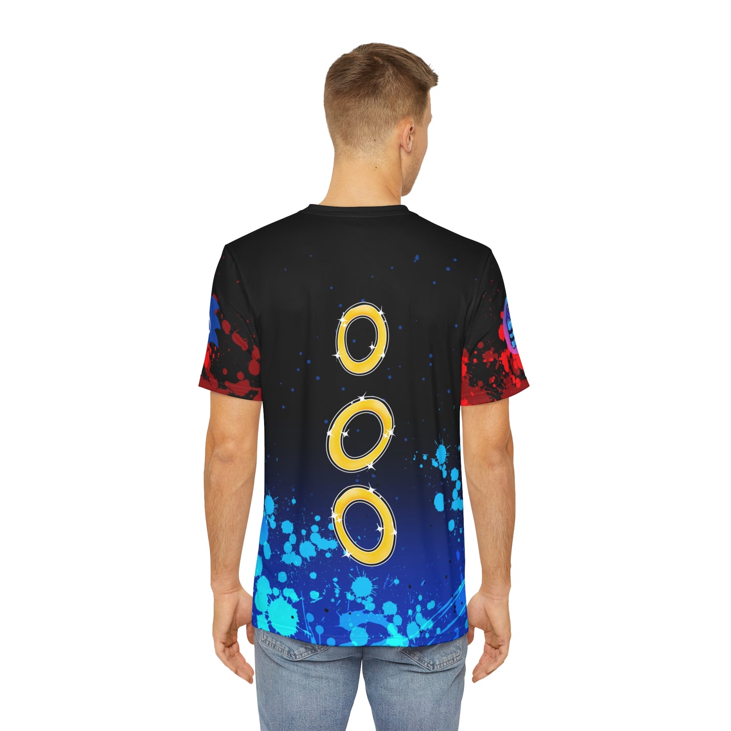 Blue Blur all over print shirt