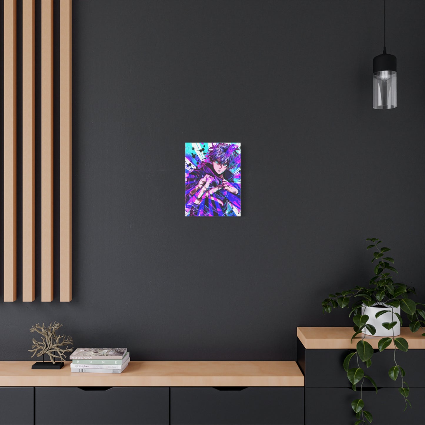 Purple flash canvas