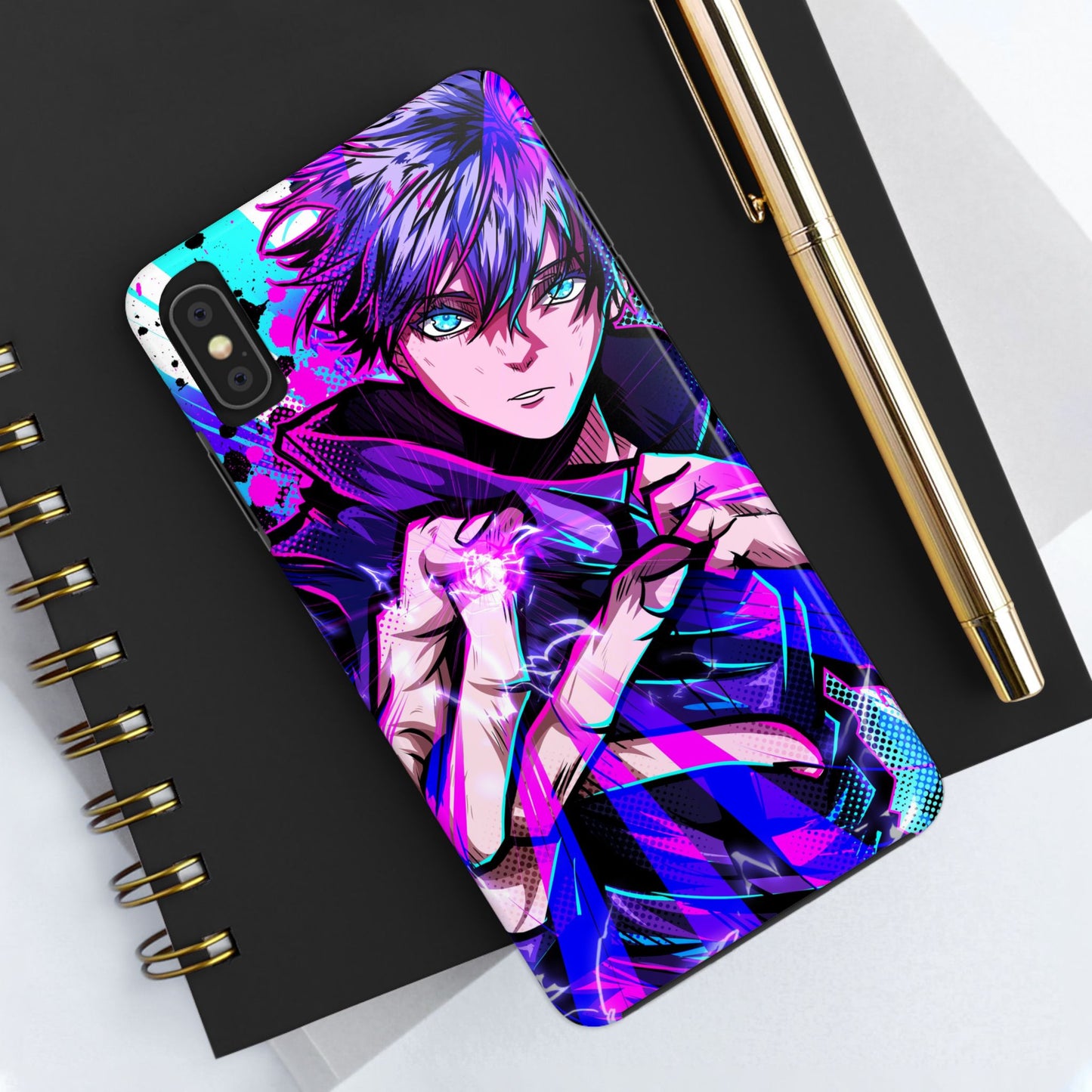 Purple Flash Phone Case