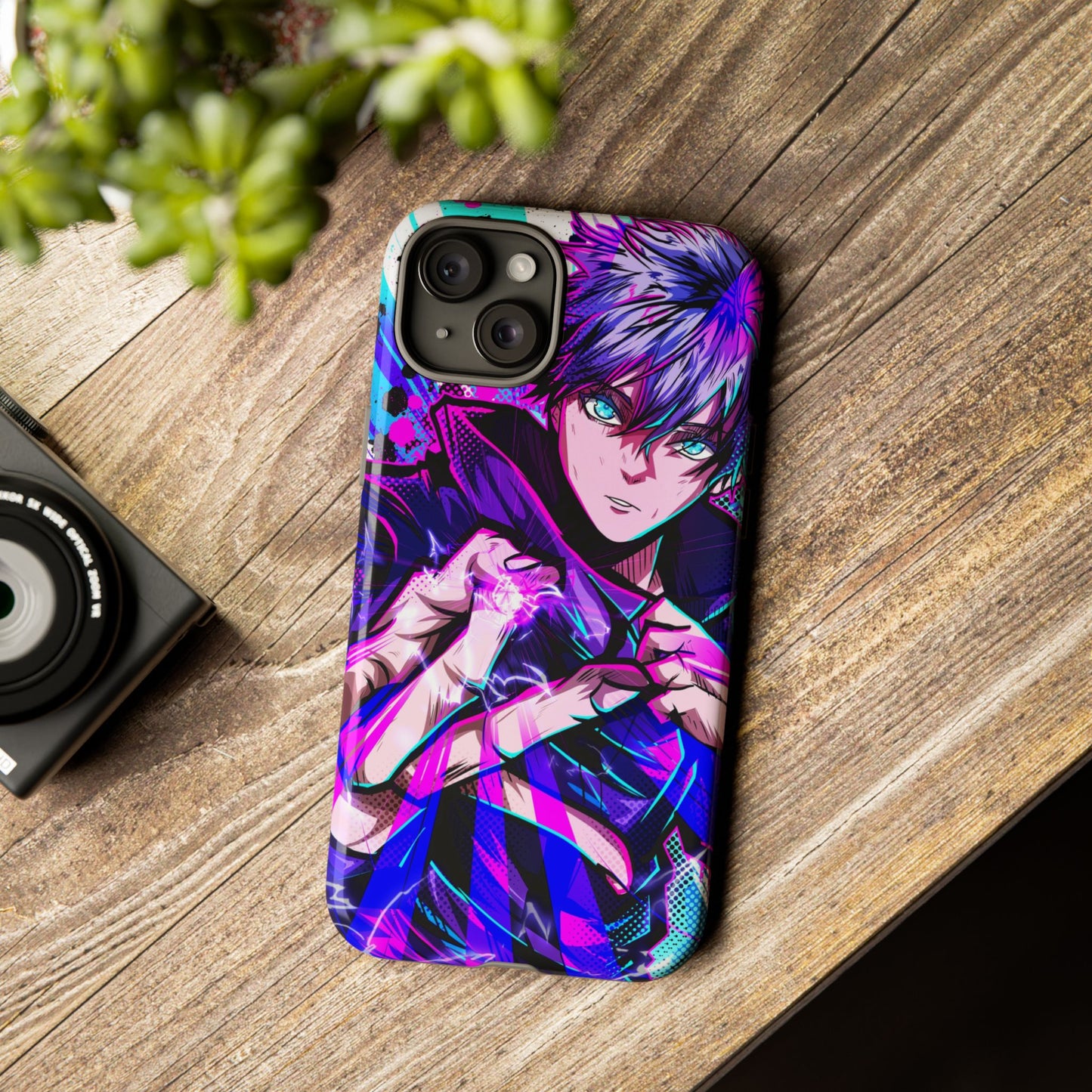 Purple Flash Phone Case