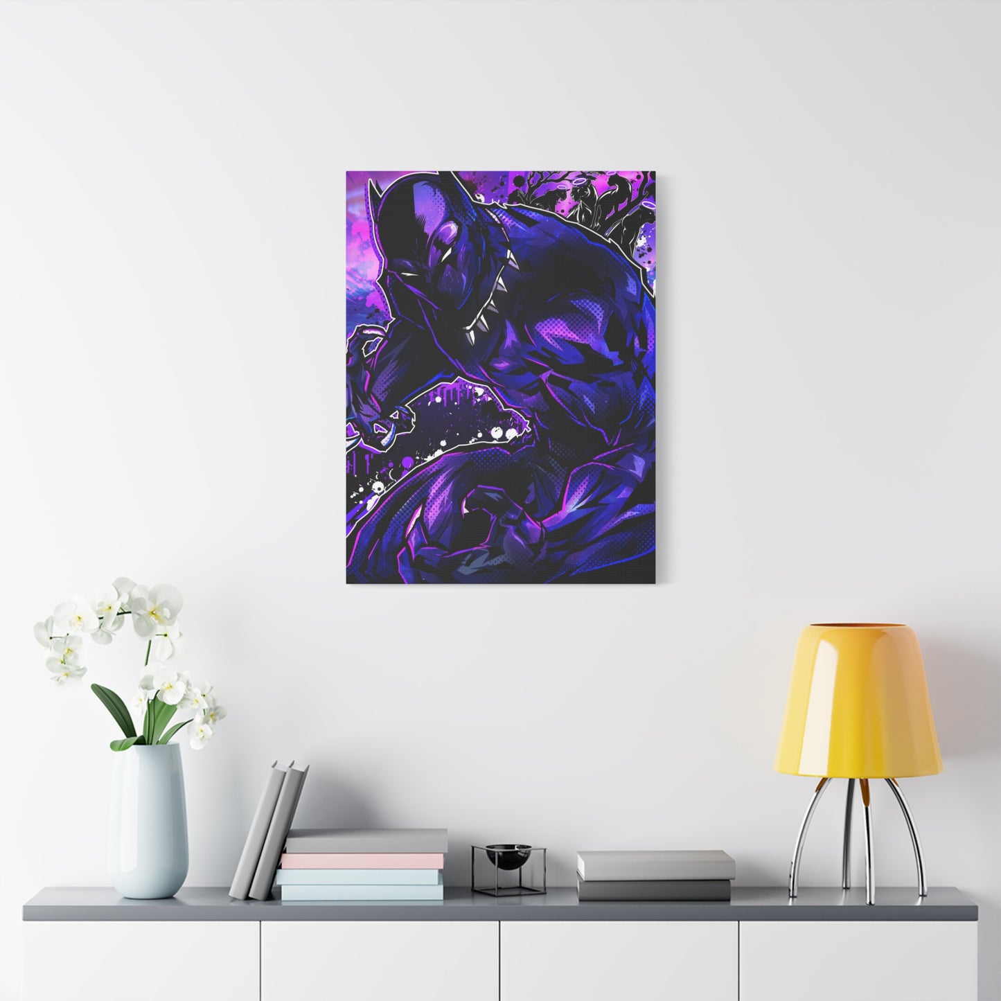 King of panthers canvas