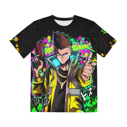 Cyber hero all over print shirt