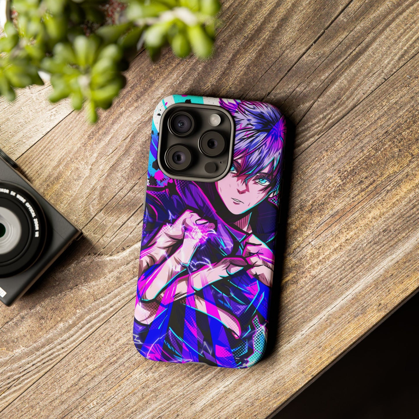 Purple Flash Phone Case