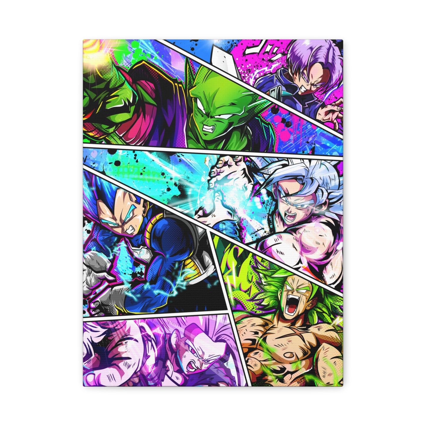 Gods colide canvas