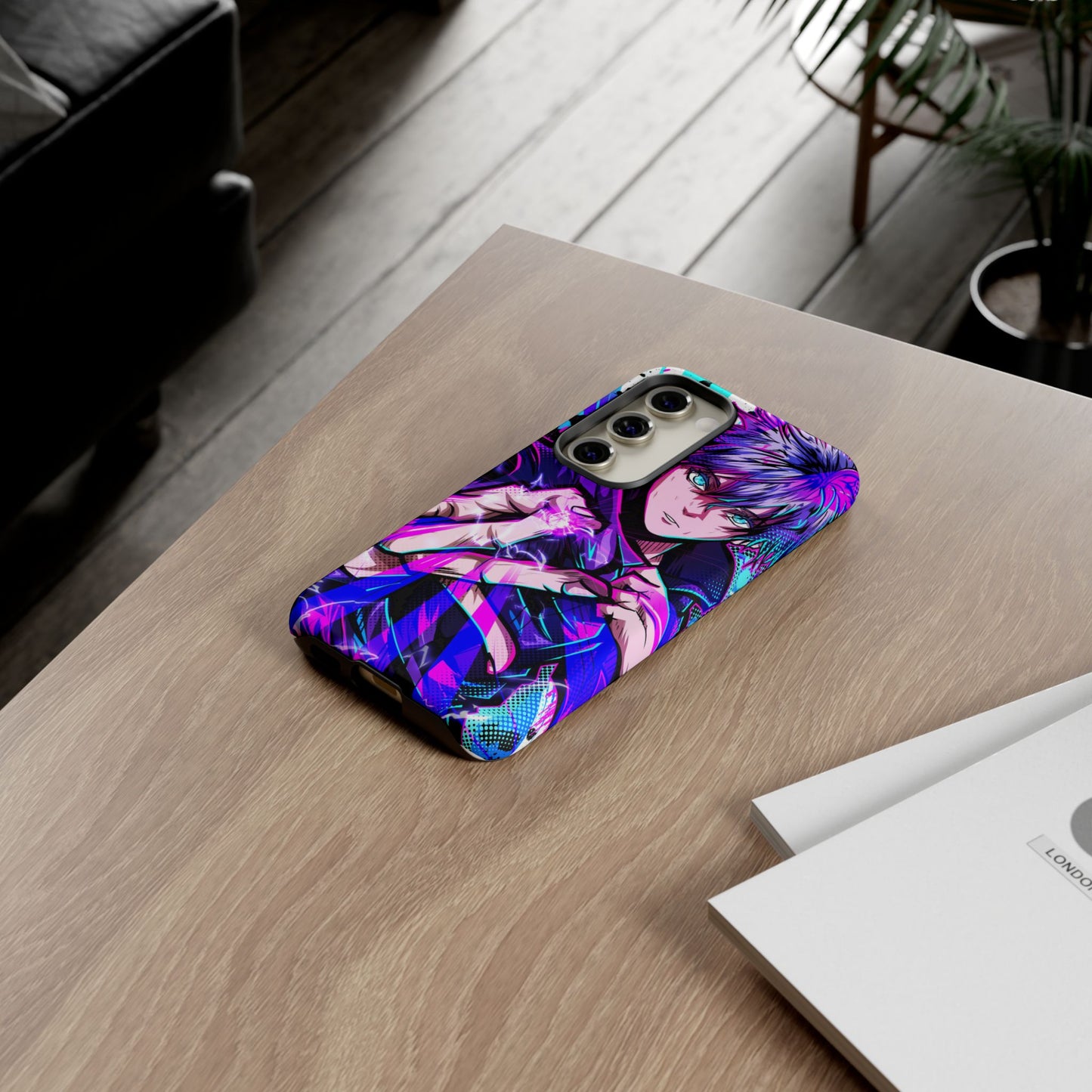 Purple Flash Phone Case