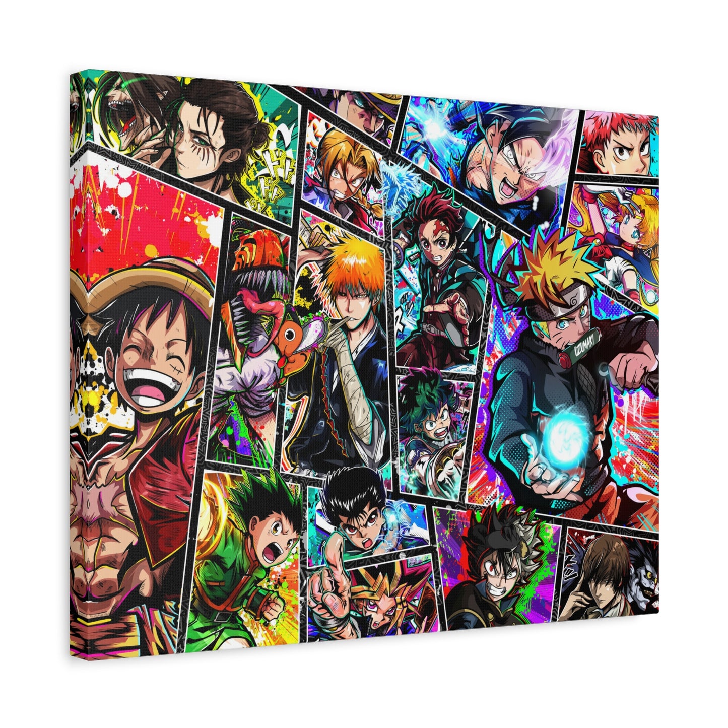 Anime heros canvas