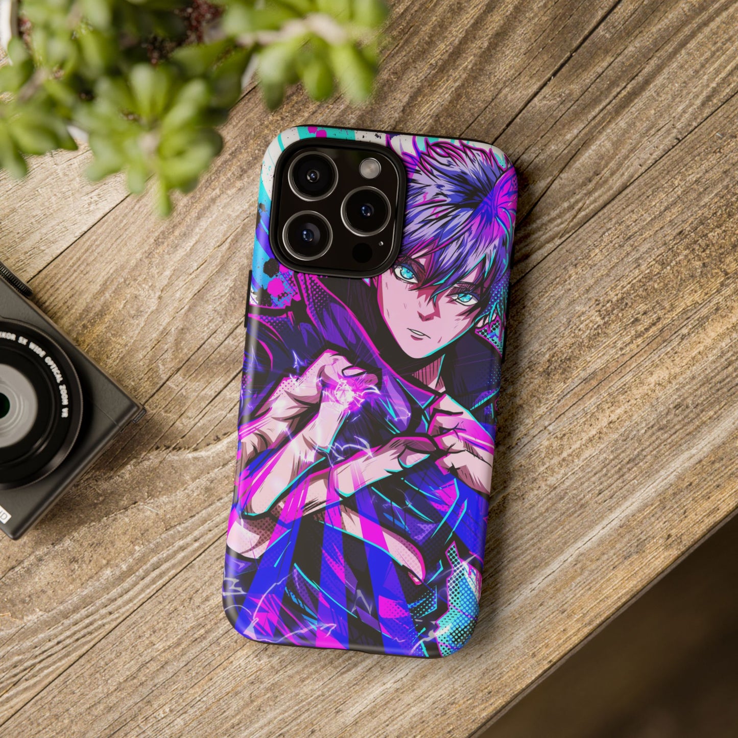 Purple Flash Phone Case