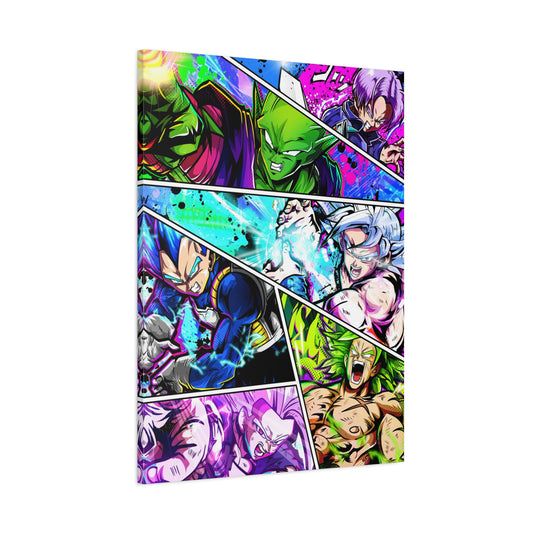 Gods colide canvas