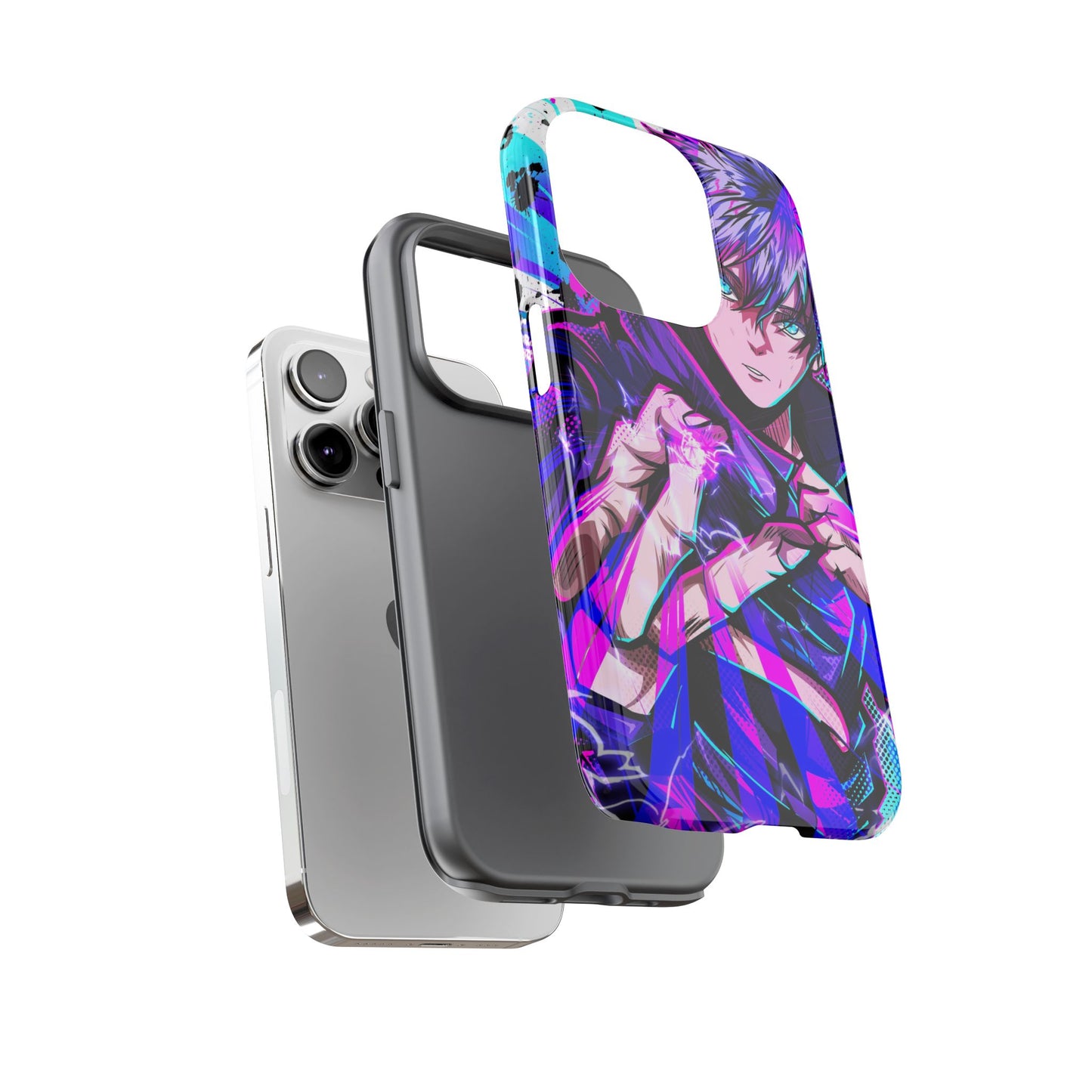 Purple Flash Phone Case