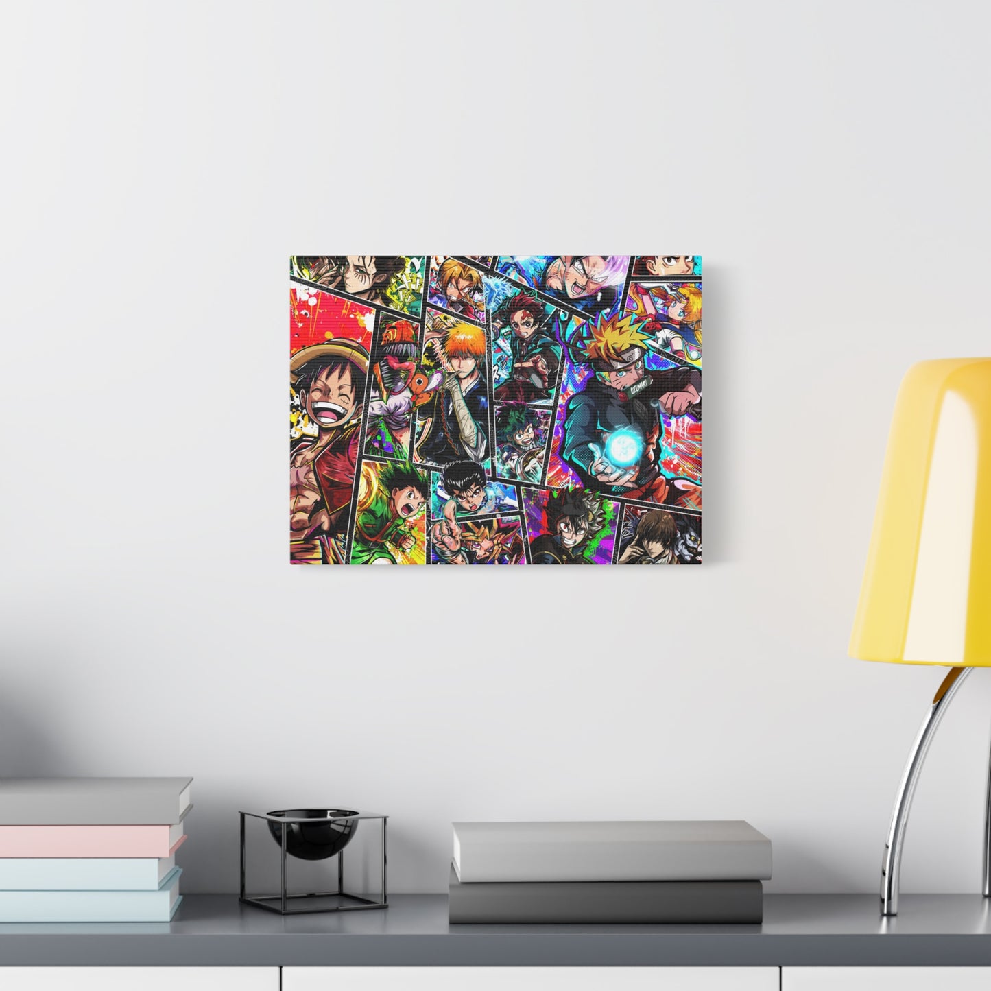 Anime heros canvas
