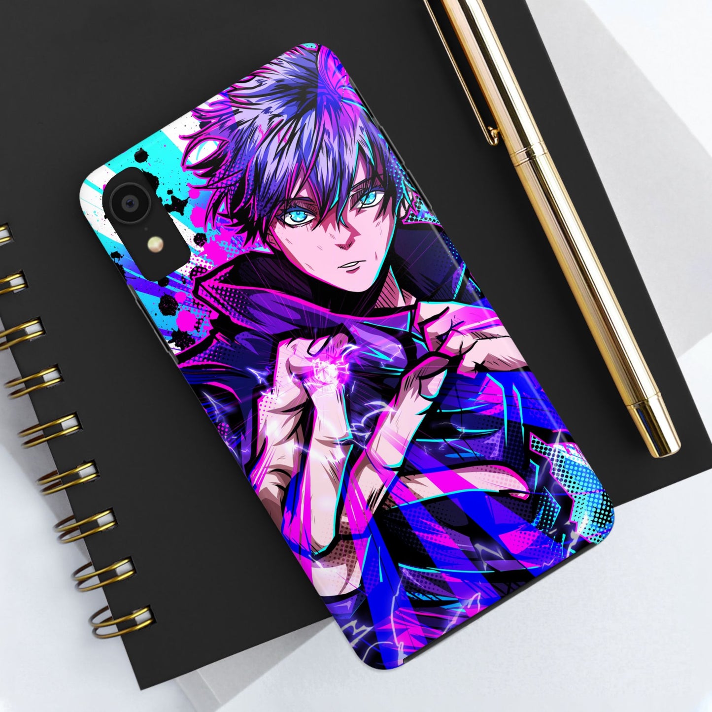 Purple Flash Phone Case