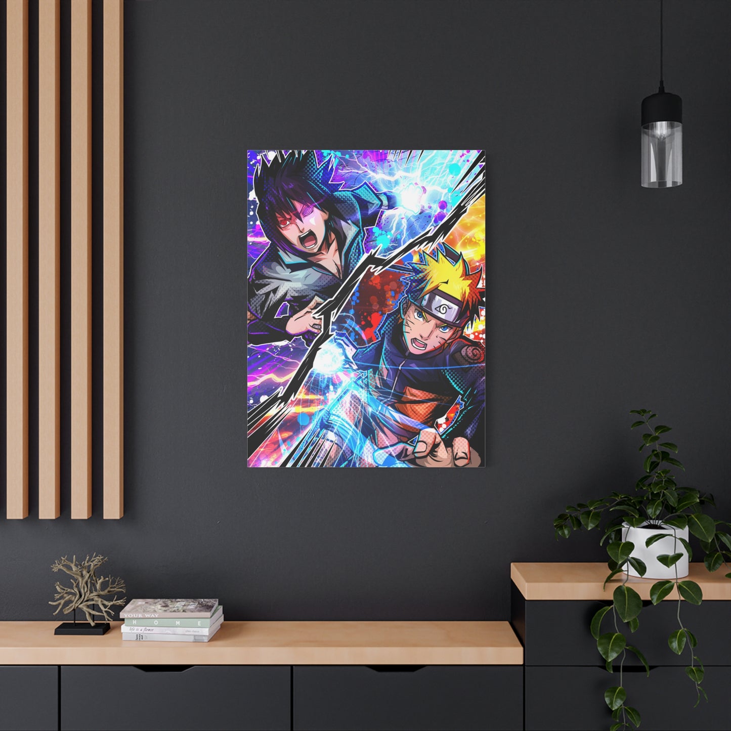 Battle between old friends canvas