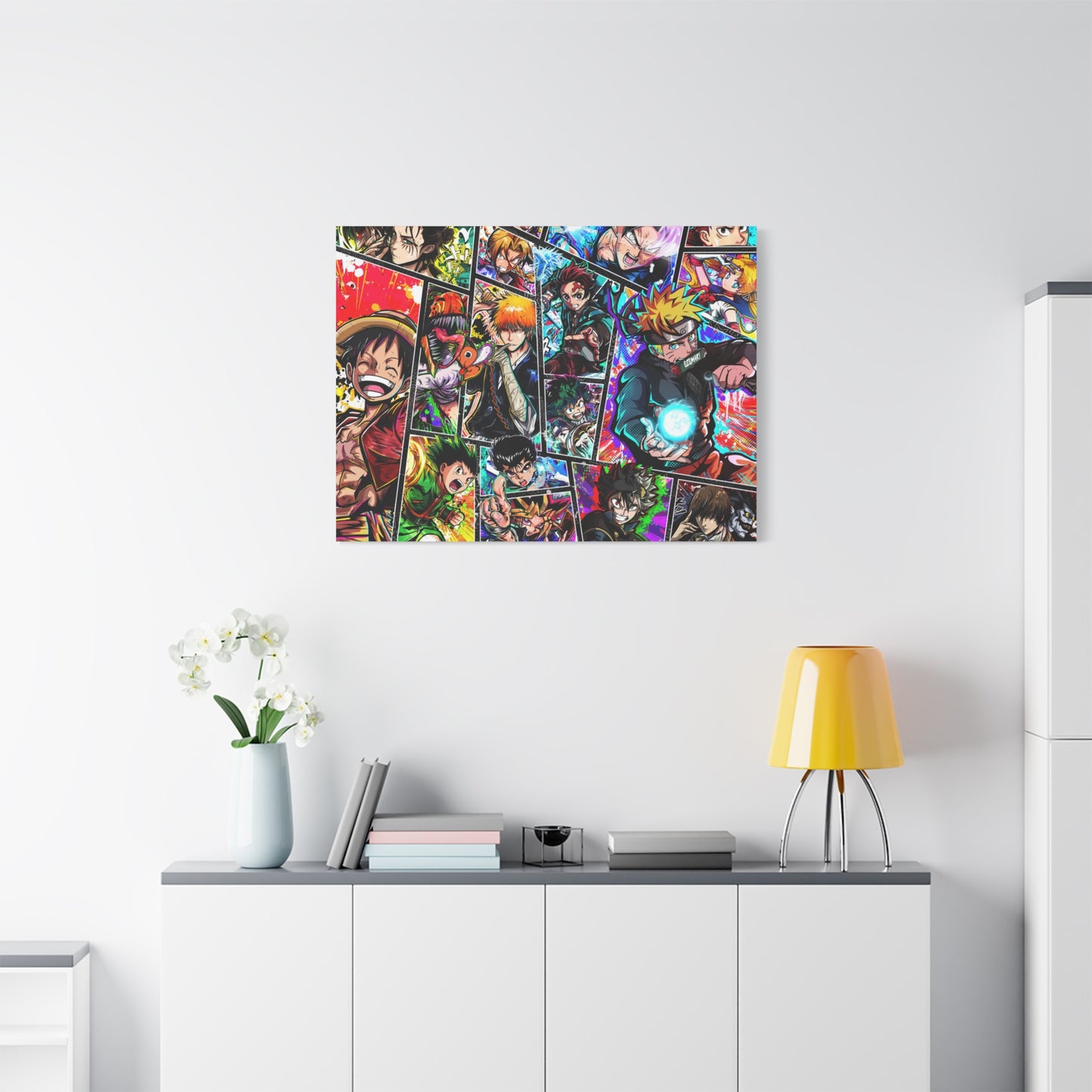 Anime heros canvas