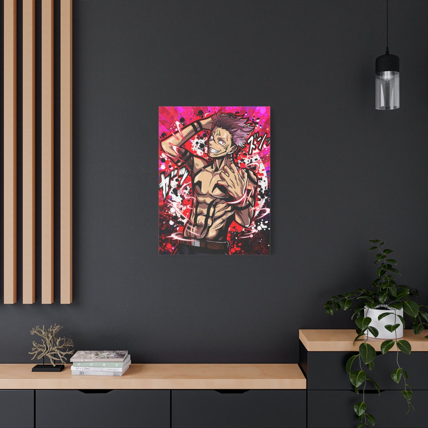 Demon finger canvas