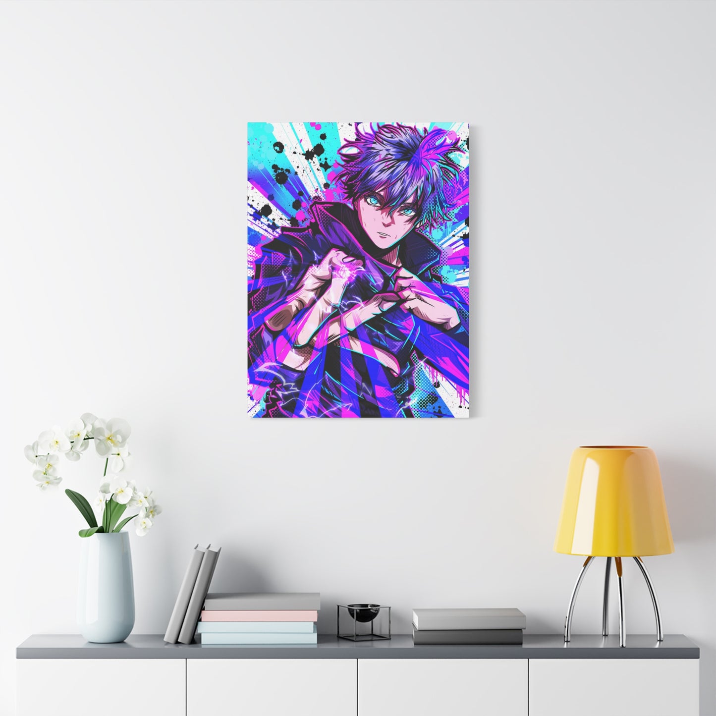 Purple flash canvas