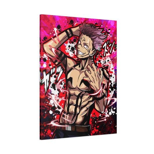 Demon finger canvas