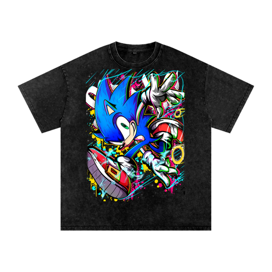 Blue blur Graphic T-Shirt