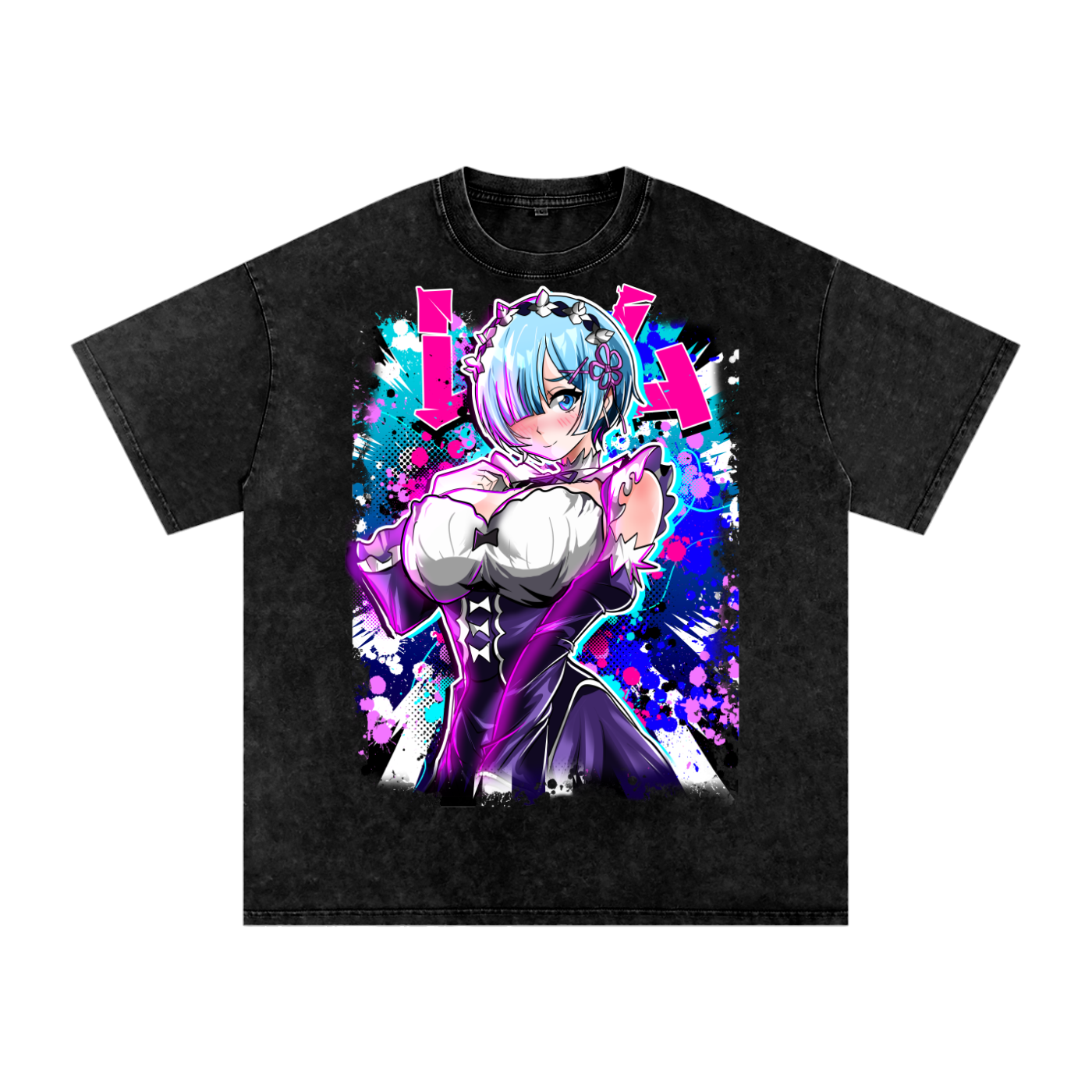 rezero,anime,shirt,cottonshirt,rem